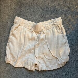 Time and Tru Women's Tan Drawstring Shorts